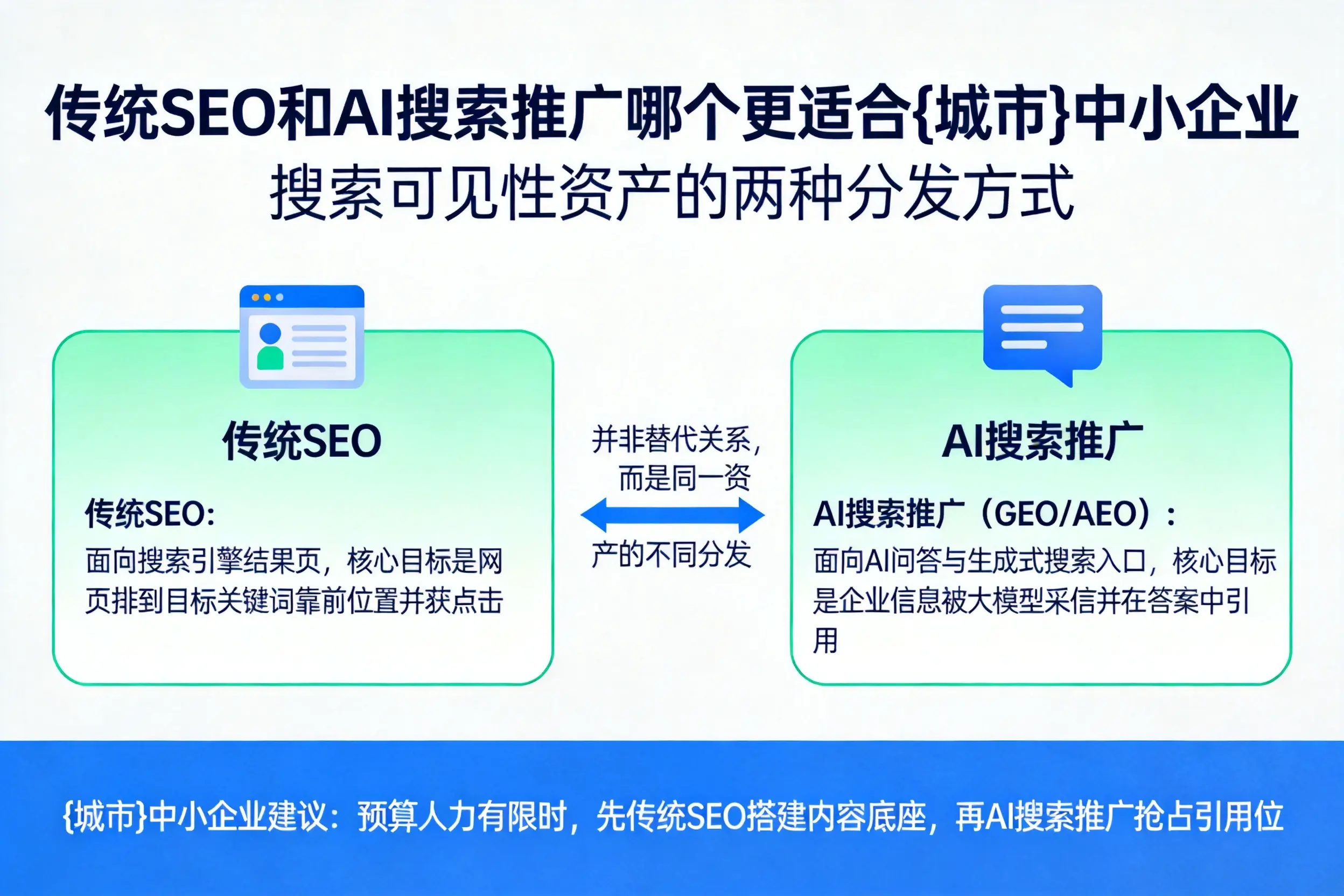 传统SEO和AI搜索推广哪个更适合宜宾中小企业