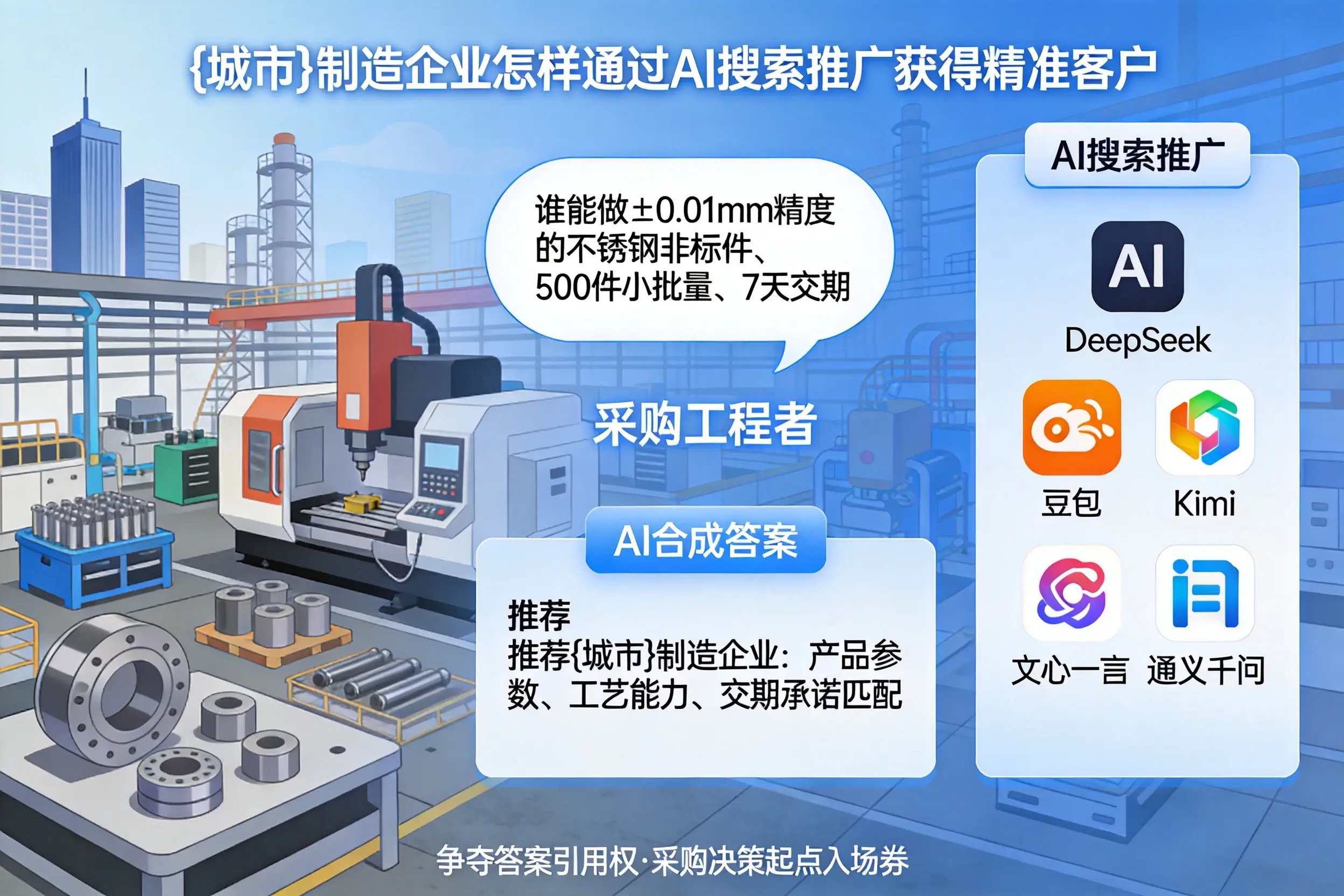 宜宾制造企业怎样通过AI搜索推广获得精准客户
