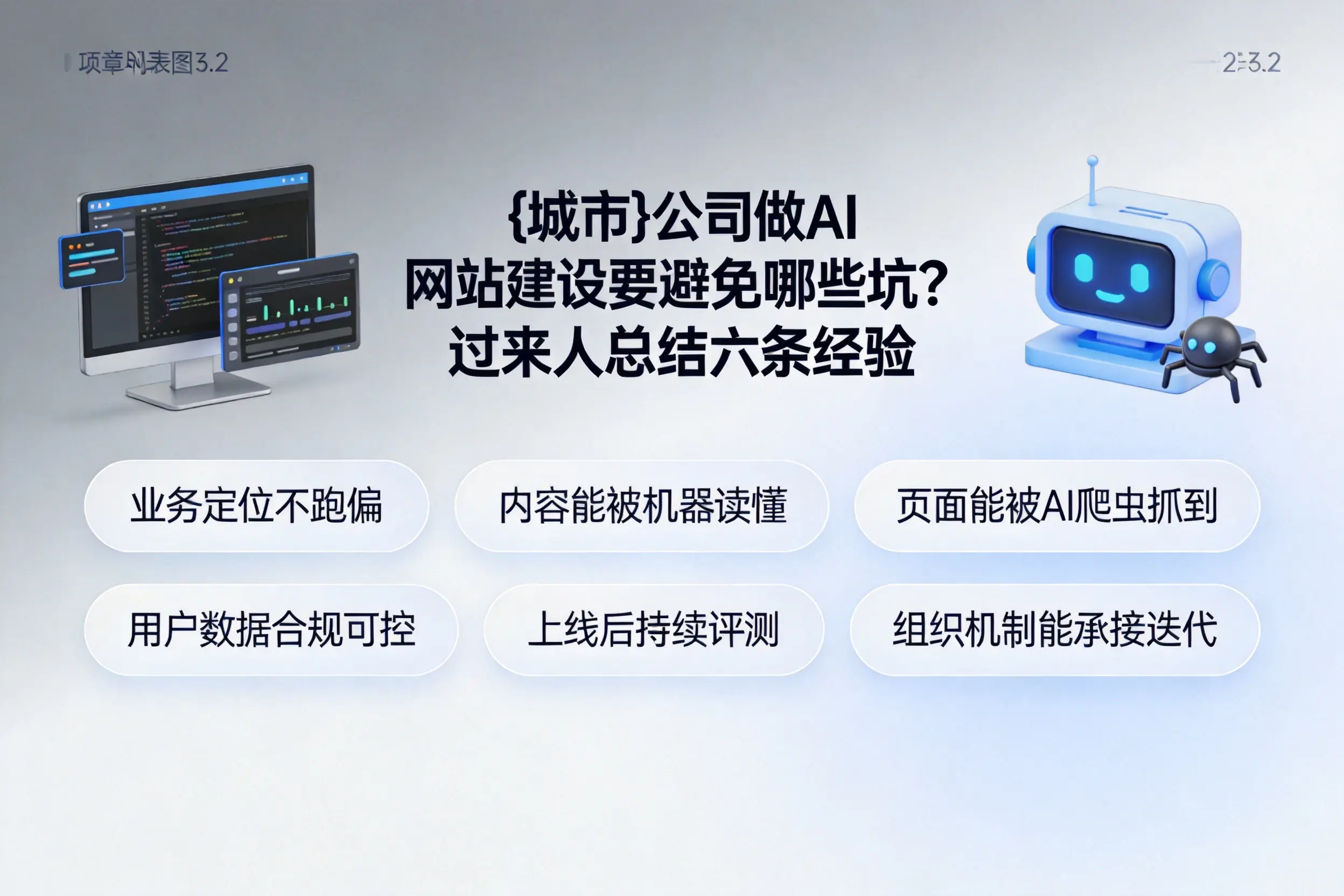 宜宾公司做AI网站建设要避免哪些坑?过来人总结六条经验